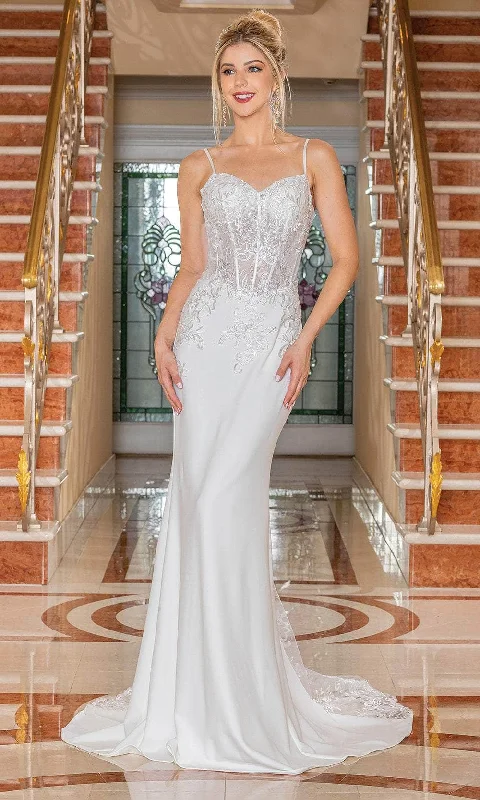 Dancing Queen 0204 - Sleeveless Sweetheart Wedding Gown