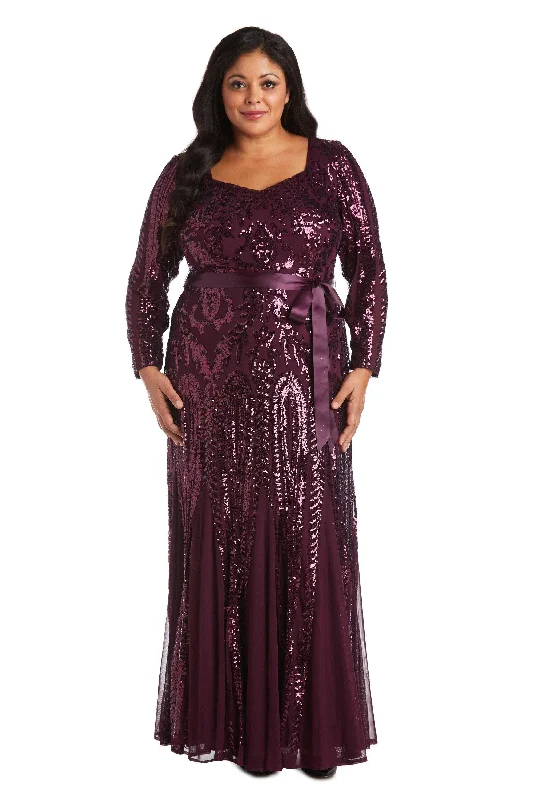 R&M Richards 5623W Long Plus Size Formal Dress Sale