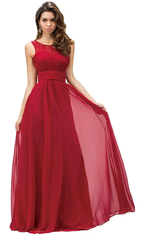 Dancing Queen 9111 - Sleeveless Chiffon Long Dress