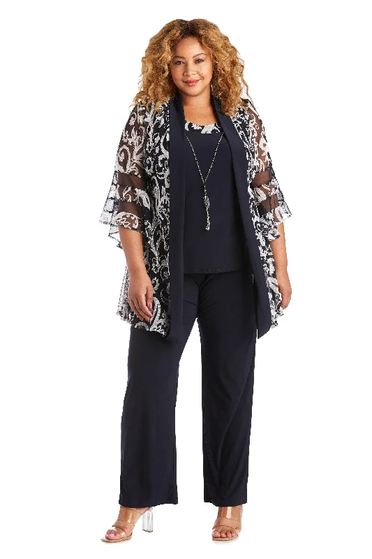 R&M Richards 5902W Plus Size Formal Pant Suit