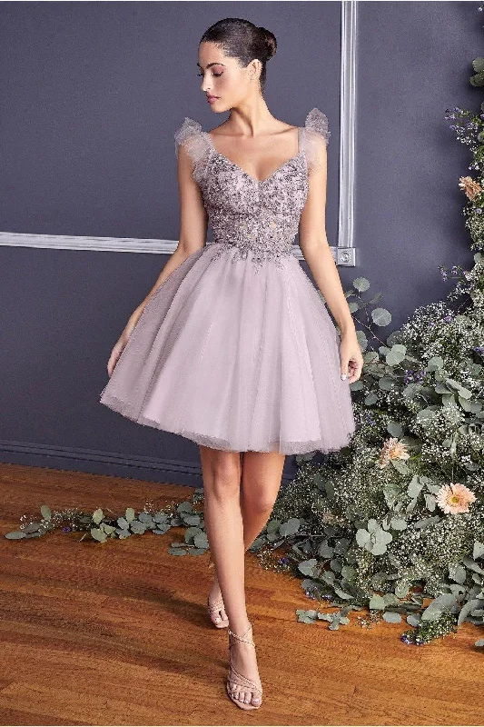 Cinderella Divine CD9238 Short Prom Dress Cocktail