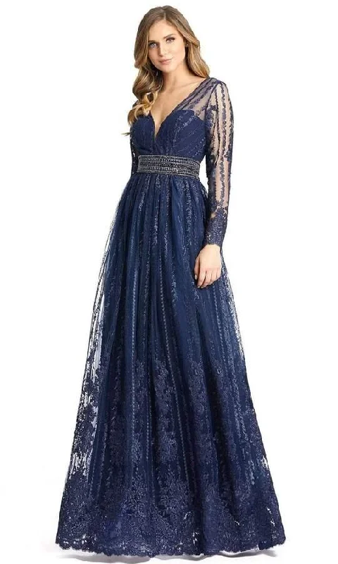 Mac Duggal 66591 Formal Long Sleeve Evening Dress