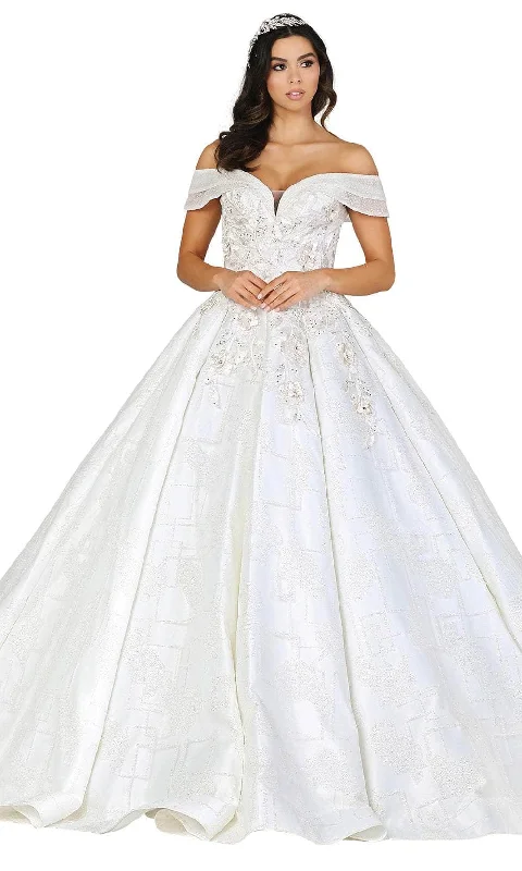 Dancing Queen 0153 - Lace Applique Sweetheart Neck Ballgown