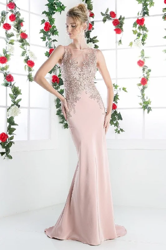 Cinderella Divine CD8912 Prom Long Dress Sleeveless Evening Gown