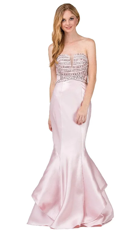 Dancing Queen 9917 - Straight Neckline Prom Gown