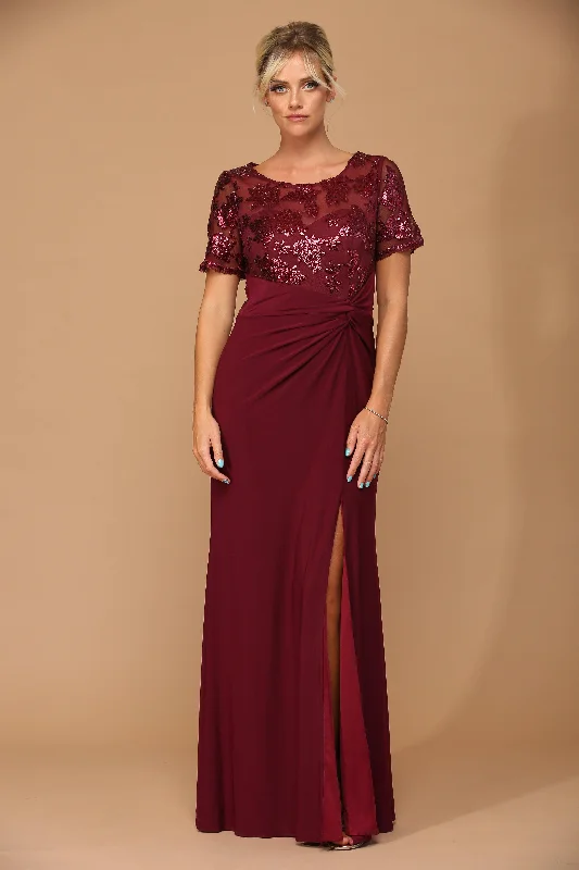 Long Formal Mother of the Bride Evening Dress