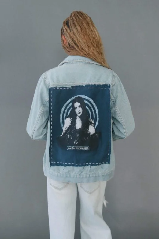 Alanis Morrissette Hand Stitched Denim Jacket