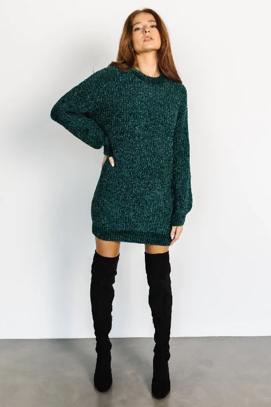 Christa Sweater Dress | Emerald