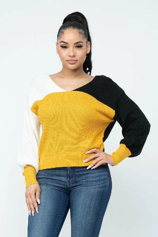 Lisa twisted open back cozy sweater the perfect Blend of Comfort and Style