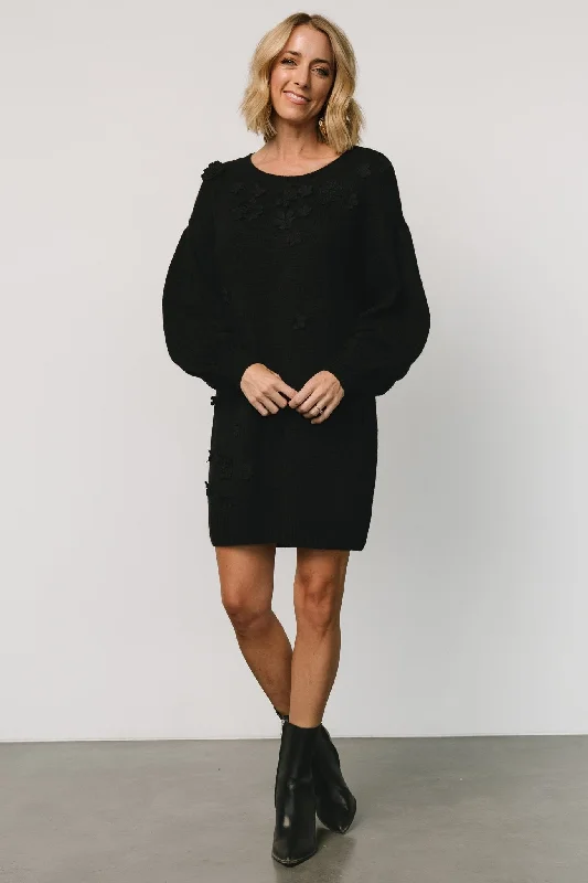 Margaux Sweater Dress | Black