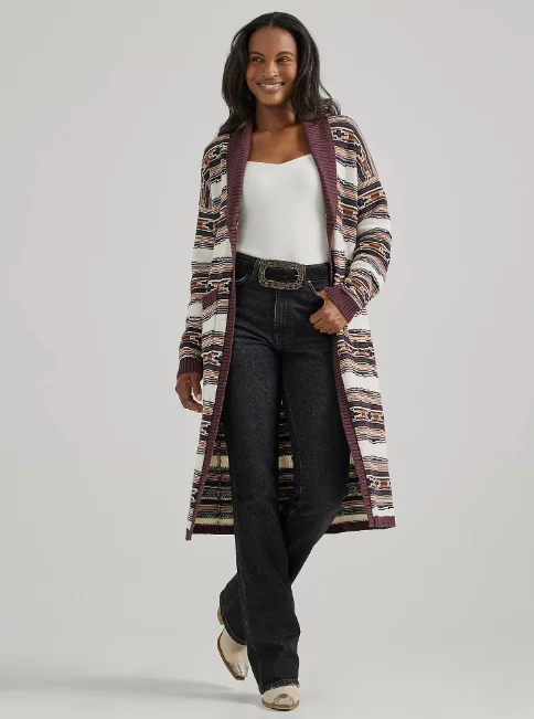 Wrangler Retro Women's Serape Fudge Southwestern Duster 1123566887