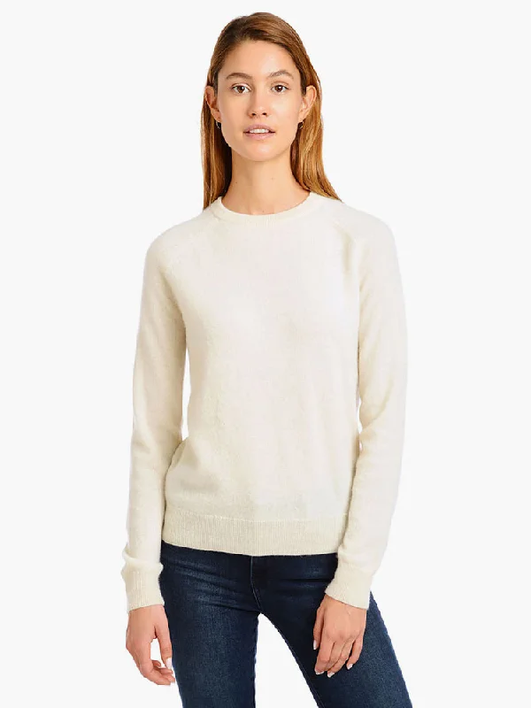 Cashmere Raglan Crew Cambridge Sweater