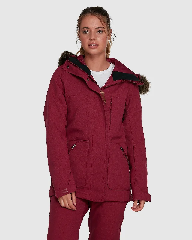 BILLABONG Into the Forest Jacket - Ruby Wine