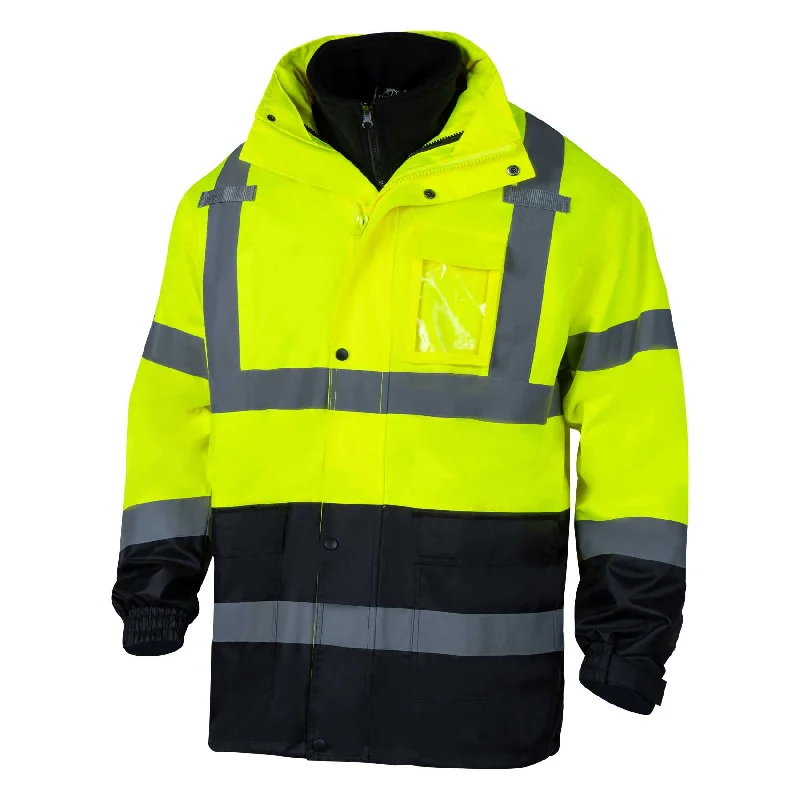 JK43Y Work Safety Reflective Jacket 3 in 1 Waterproof Construction Workwear