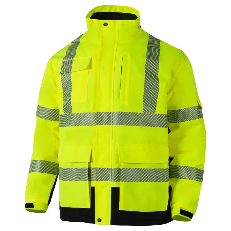 JK57 Class 3 Winter Graphene Heated Waterproof Hi Vis Jackets