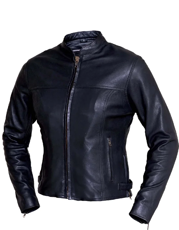 Ladies Premium Lightweight Motorcycle Leather Jacket