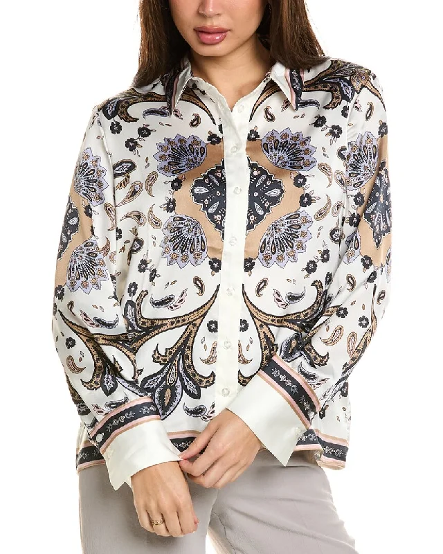 Ellen Tracy Printed Shirt