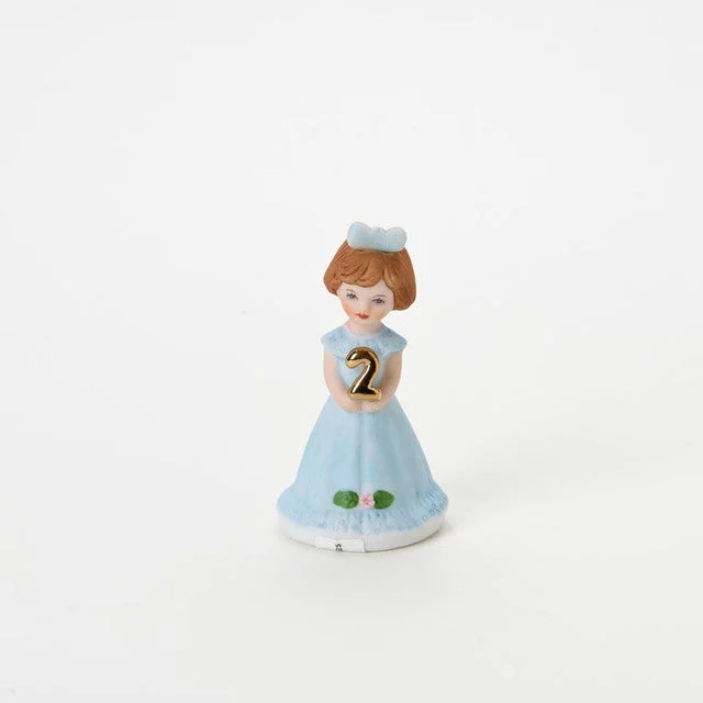 Enesco Growing Up Girls Collection Brunette Age Two 2 Figurine