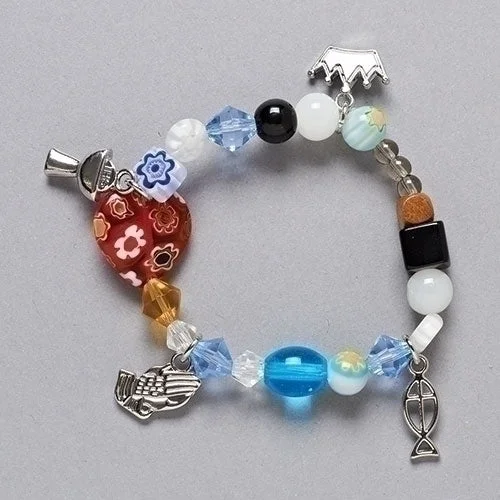 First Communion Colorful Story Bracelet