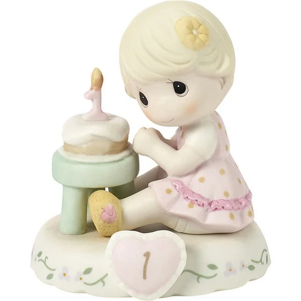 Growing In Grace Age 1 Blonde Girl Figurine