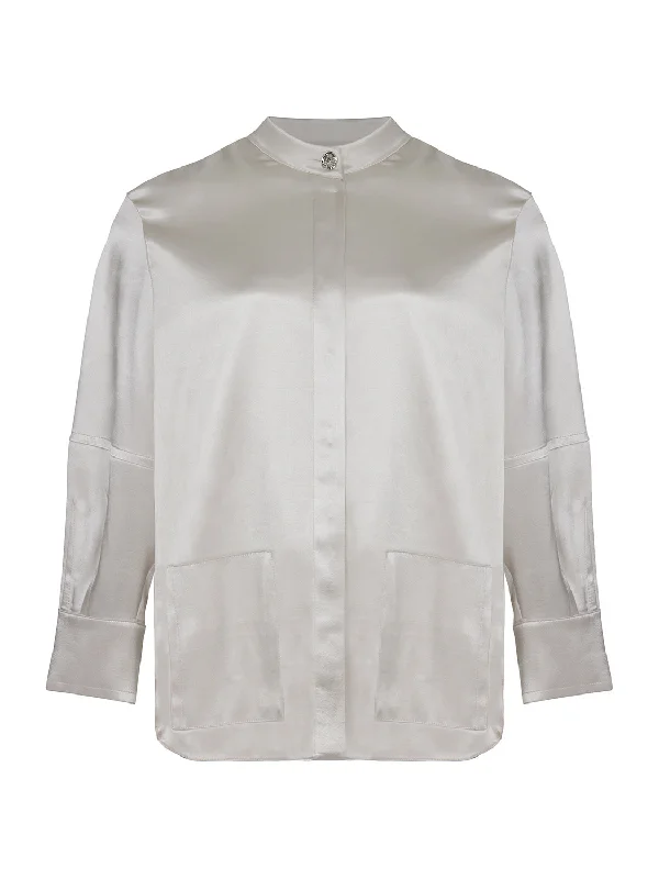 Mandarin Collar Shirt