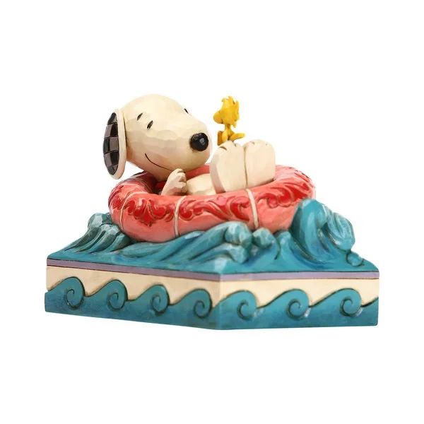 Peanuts by Jim Shore Snoopy and Woodstock in Floatie