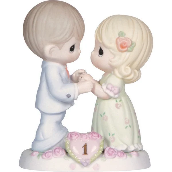 Precious Moments A Whole Year Filled Lighted With Special Moments 1st Anniversary Figurine