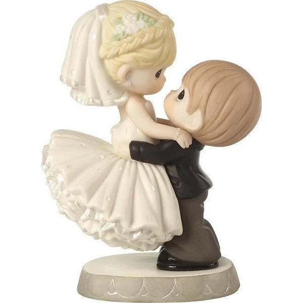 Precious Moments Best Day Ever Wedding Cake Top Figurine