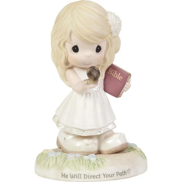 Precious Moments He Will Direct Your Path Figurine