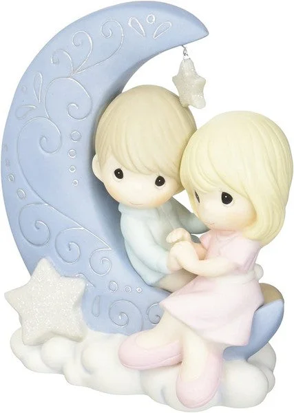 Precious Moments I Love You To The Moon And Back Figurine