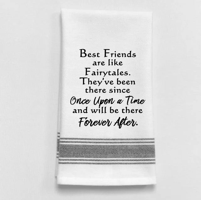 Kitchen Towel "Friends like Fairytales"