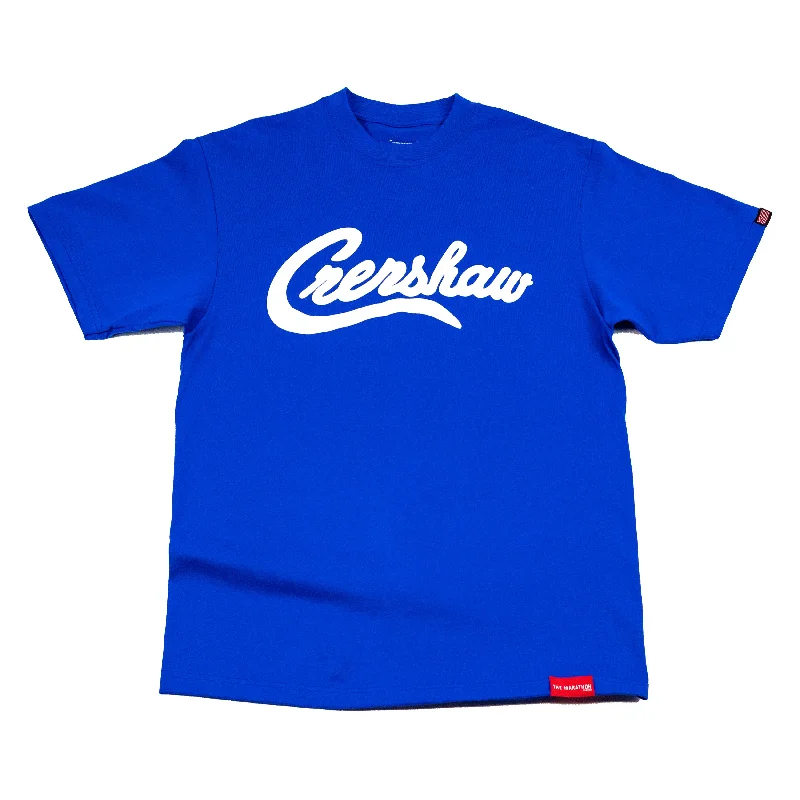 Limited Edition Crenshaw T-Shirt - Royal/White