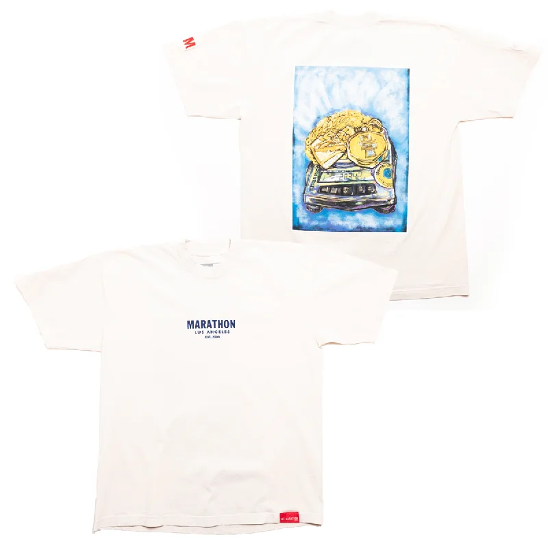 Grams & Gold Chains (Artwork) T-shirt - Off White