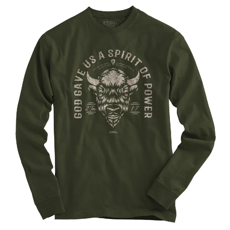 Light Source Mens Long Sleeve T-Shirt God Gave Us