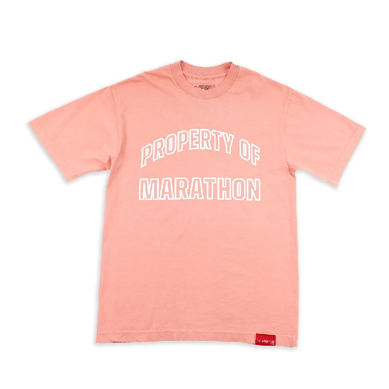 Marathon Property T-Shirt - Coral