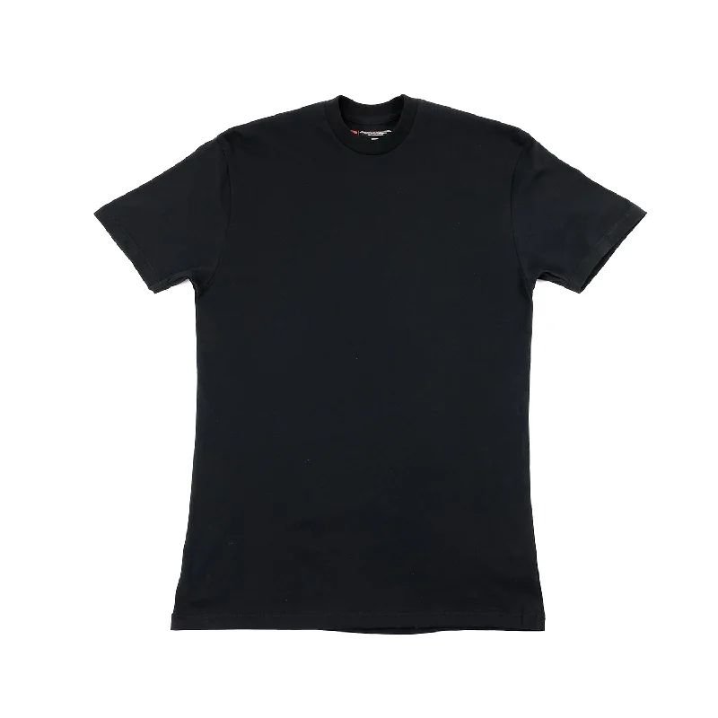 Marathon Shoulder T-Shirt (Ultra Fitted) - Black/Black