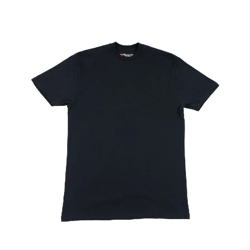 Marathon Shoulder T-Shirt (Ultra Fitted) - Black/White