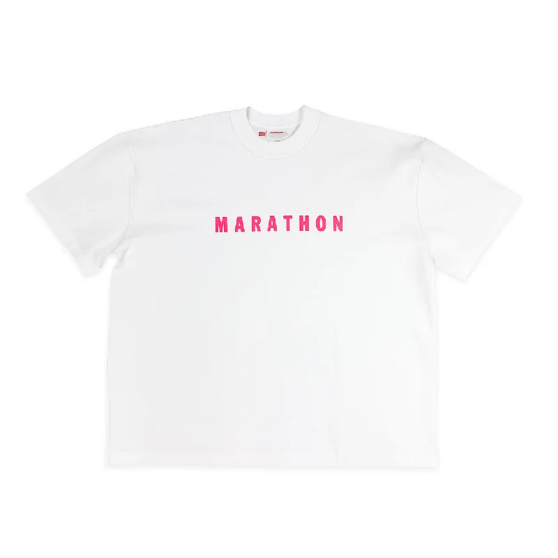 Marathon Hero T-Shirt (Ultra Oversized) - Hyper Pink “Summer Day”