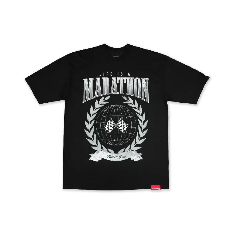 Vintage Mantra T-Shirt - Black/Silver