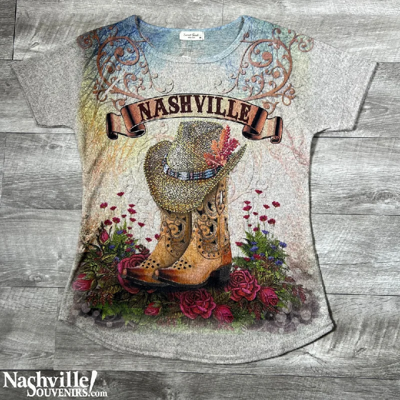 Women's Nashville "Hats and Boots" Shirt