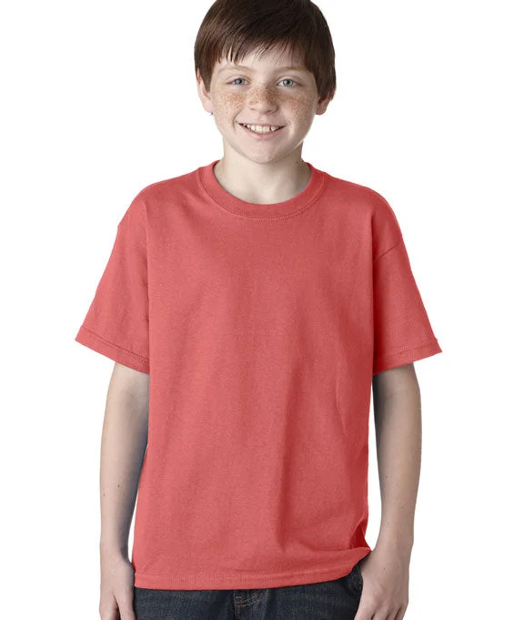 5000B - Gildan Heavy Cotton Youth T-Shirt | Coral Silk