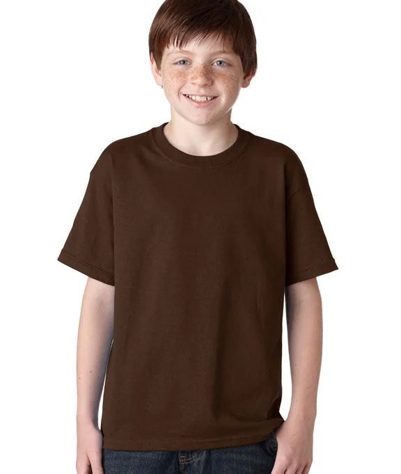 5000B - Gildan Heavy Cotton Youth T-Shirt | Dark Chocolate