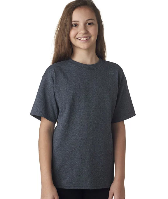 5000B - Gildan Heavy Cotton Youth T-Shirt | Dark Heather