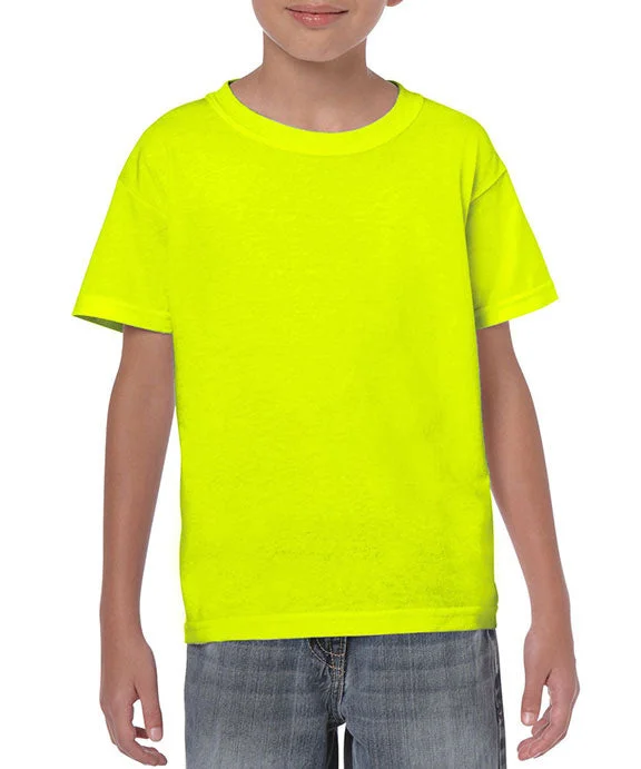 5000B - Gildan Heavy Cotton Youth T-Shirt | Safety Green