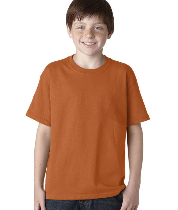 5000B - Gildan Heavy Cotton Youth T-Shirt | Texas Orange