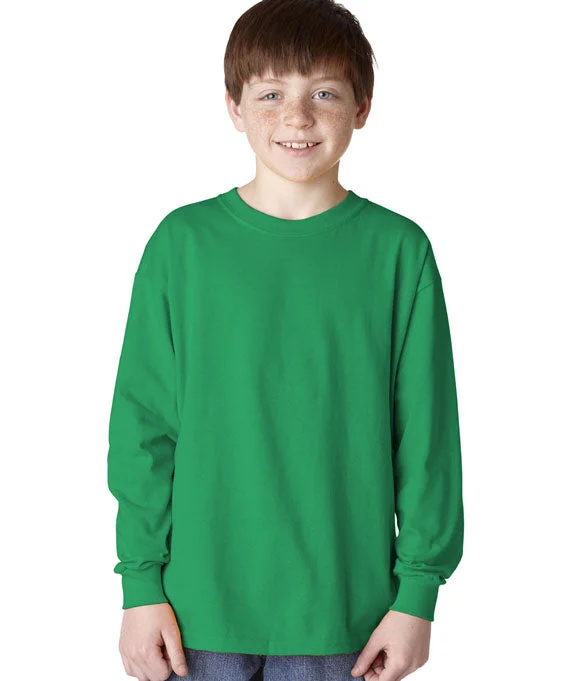 5400B - Gildan Heavy Cotton™ Youth Long-Sleeve T-Shirt | Irish Green