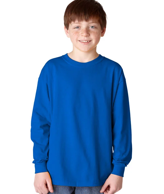 5400B - Gildan Heavy Cotton™ Youth Long-Sleeve T-Shirt | Royal