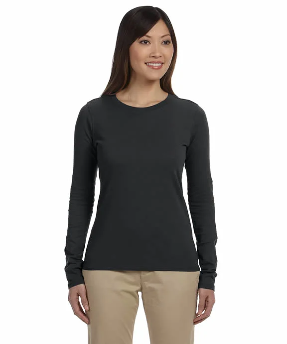 EC3500 - Econscious Ladies 100% Organic Cotton Classic Long Sleeve T-Shirt | Charcoal