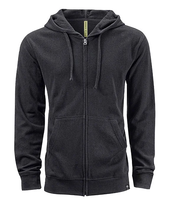 EC5980 - Econscious Unisex Hemp Hero Full-Zip hooded Sweatshirt | Washed Black