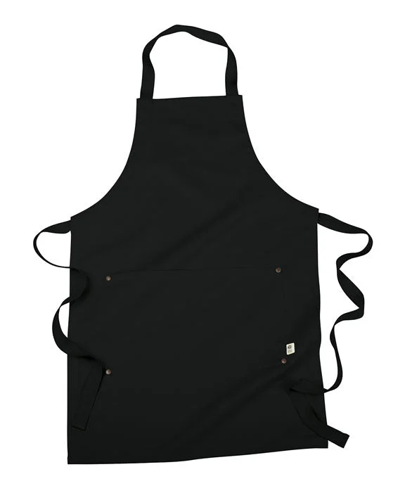 EC6015 - econscious 8 oz Organic Cotton/Recycled Polyester Eco Apron | Black